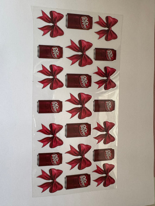 Red Dr Pepper wrap
